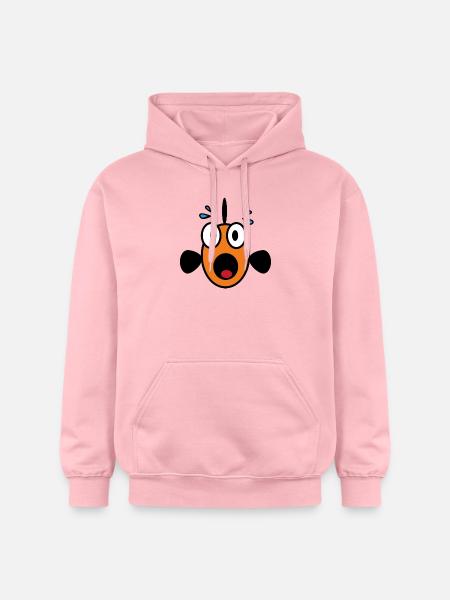 Panic Fish - Gildan Unisex Softstyle® Midweight Hoodie - light pink