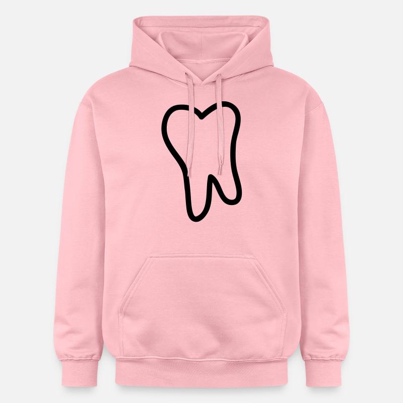 tooth - Sweat à capuche Softstyle® Gildan Unisexe - rose clair