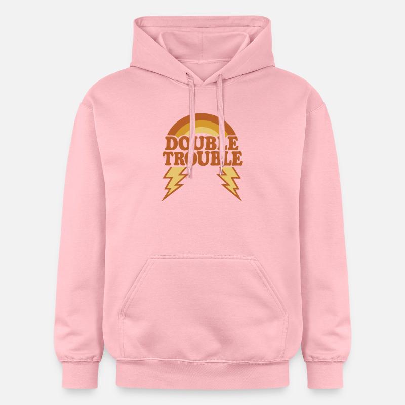 double problème - Sweat à capuche Softstyle® Gildan Unisexe - rose clair