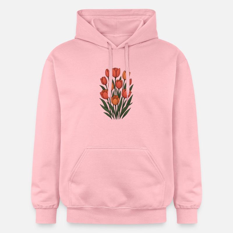 Tulpen - Gildan Unisex Softstyle® Midweight Hoodie - Hellrosa
