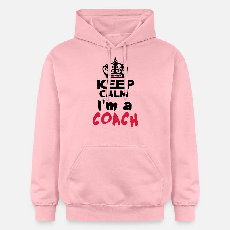 i'm a coach 2 - Sweat à capuche Softstyle® Gildan Unisexe - rose clair