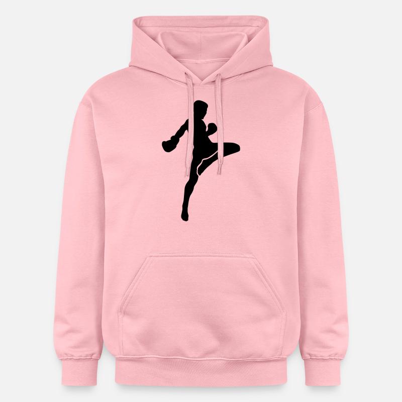 Muay Thai - Sweat à capuche Softstyle® Gildan Unisexe - rose clair