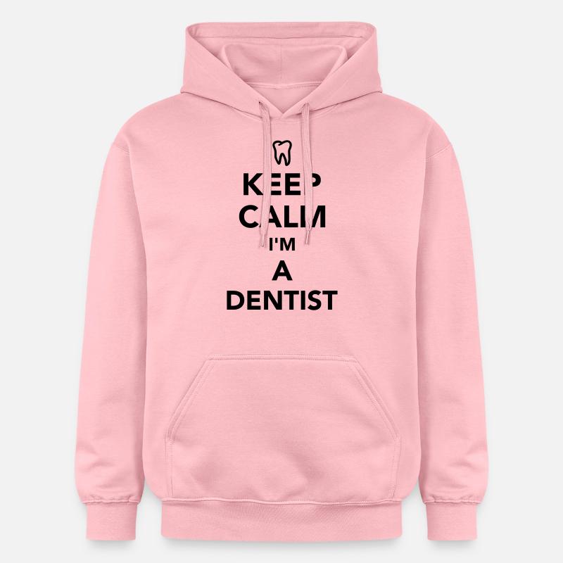 Dentiste - Sweat à capuche Softstyle® Gildan Unisexe - rose clair