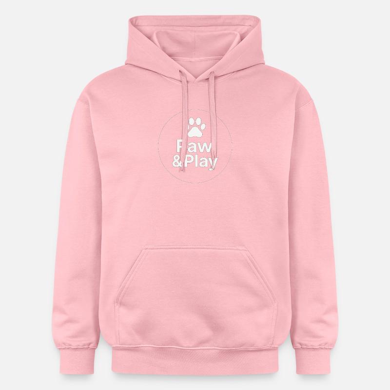 Paw & Play Paw Joy Design - Sweat à capuche Softstyle® Gildan Unisexe - rose clair