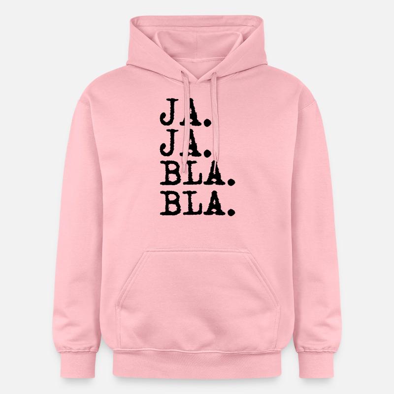 oui oui bla bla - Sweat à capuche Softstyle® Gildan Unisexe - rose clair