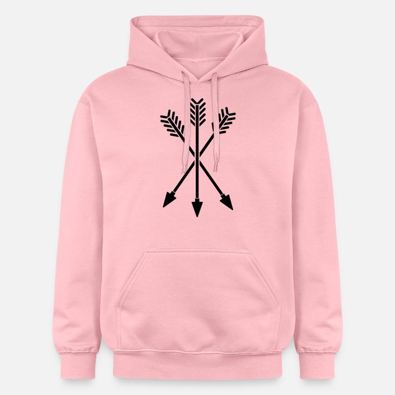 flèches - Sweat à capuche Softstyle® Gildan Unisexe - rose clair