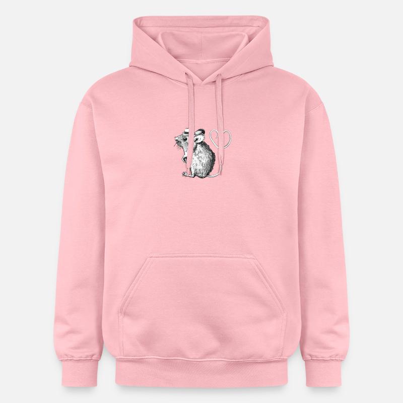 LoveMouse - Sweat à capuche Softstyle® Gildan Unisexe - rose clair