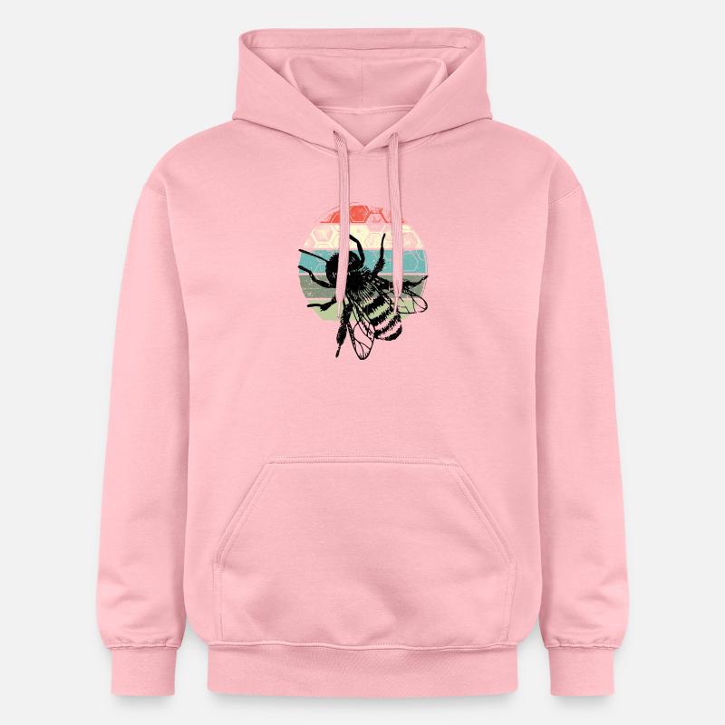 Cercle des moustiques rétro - Sweat à capuche Softstyle® Gildan Unisexe - rose clair