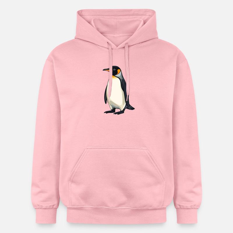 Pingouins Pingouin - Sweat à capuche Softstyle® Gildan Unisexe - rose clair