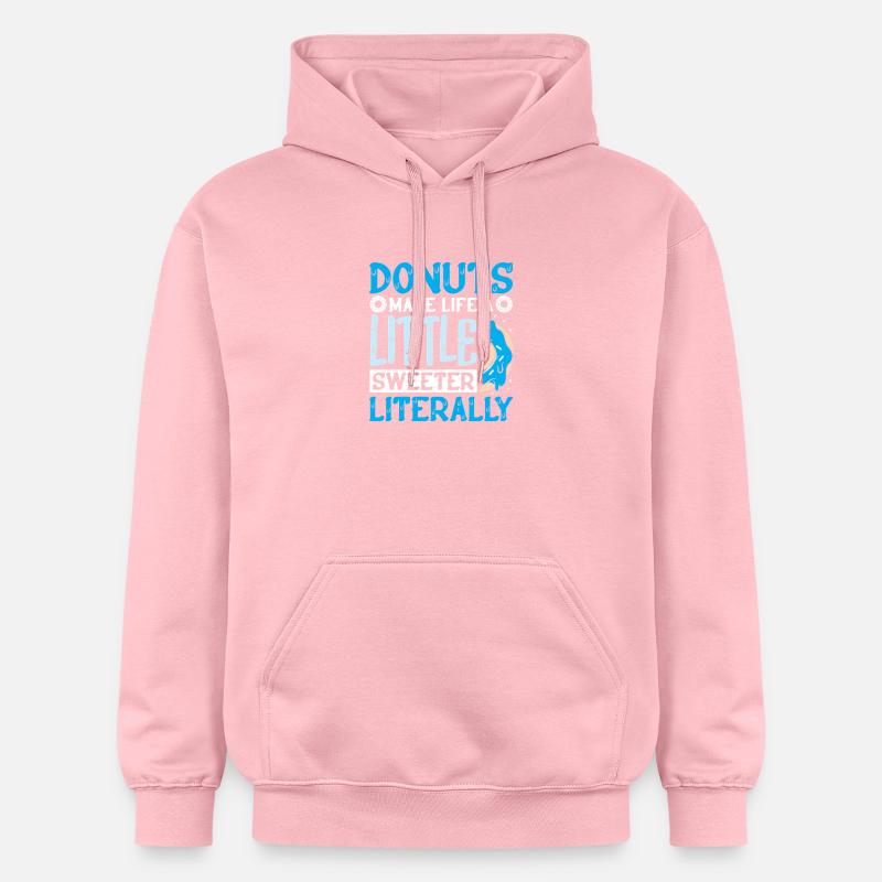 Restauration rapide en donuts - Sweat à capuche Softstyle® Gildan Unisexe - rose clair