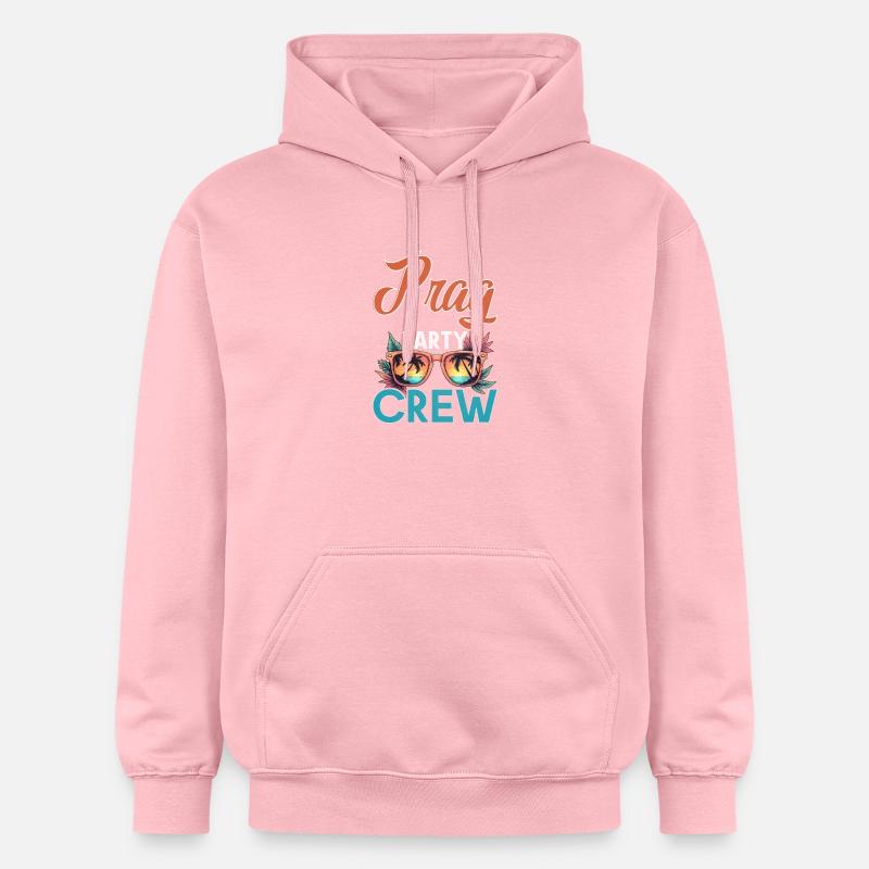Équipage Prague - Sweat à capuche Softstyle® Gildan Unisexe - rose clair