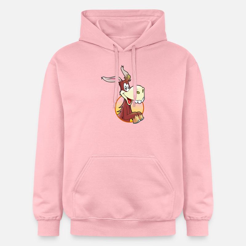baudet - Sweat à capuche Softstyle® Gildan Unisexe - rose clair