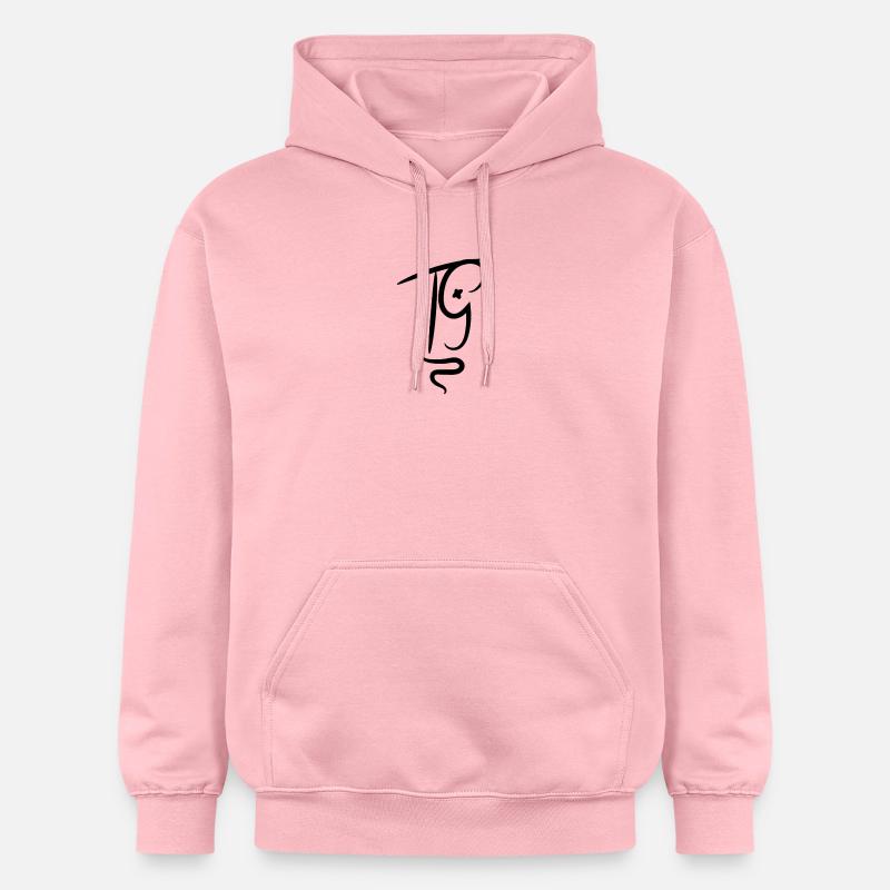 ThomaGeddon - Logo Noir - Sweat à capuche Softstyle® Gildan Unisexe - rose clair