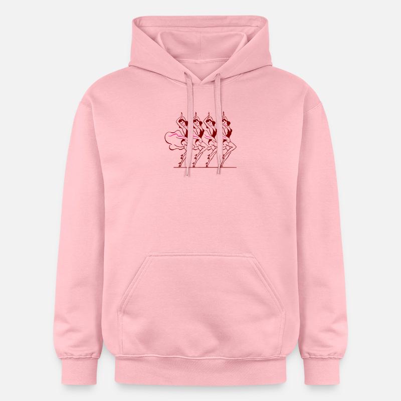danseurs - Sweat à capuche Softstyle® Gildan Unisexe - rose clair