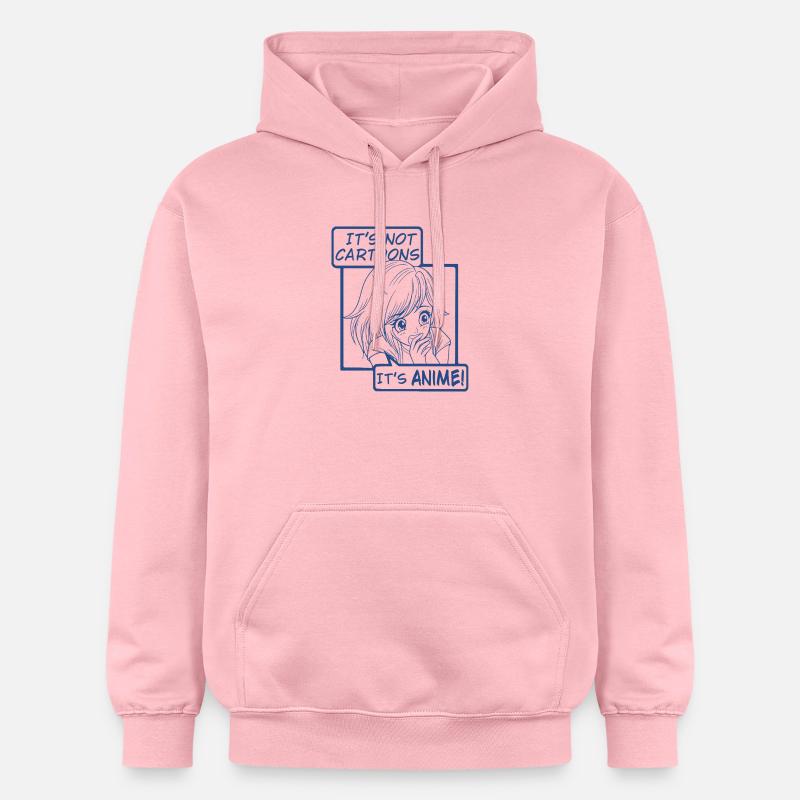 Ce ne sont pas des dessins animés, c’est de l’anime - Sweat à capuche Softstyle® Gildan Unisexe - rose clair