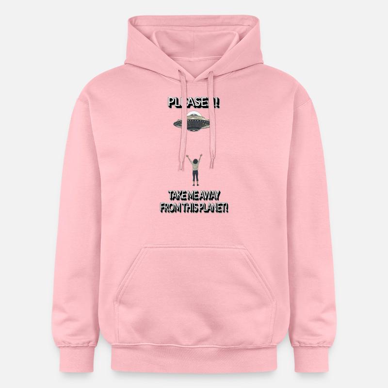 Emmenez-moi - Sweat à capuche Softstyle® Gildan Unisexe - rose clair