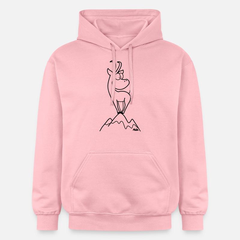 chamois - Sweat à capuche Softstyle® Gildan Unisexe - rose clair