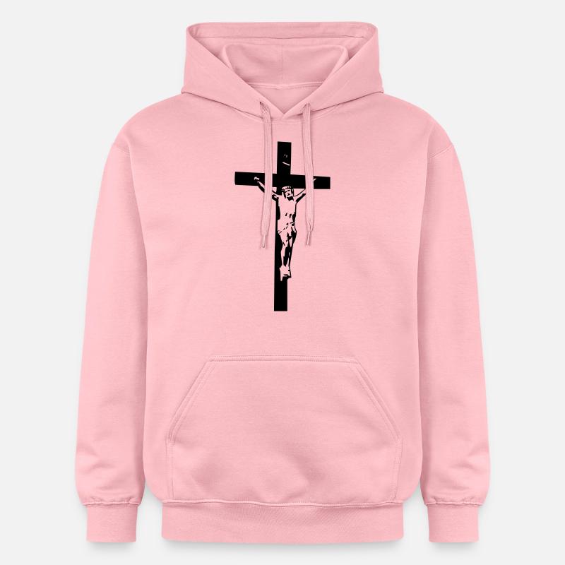 jesus - Sweat à capuche Softstyle® Gildan Unisexe - rose clair