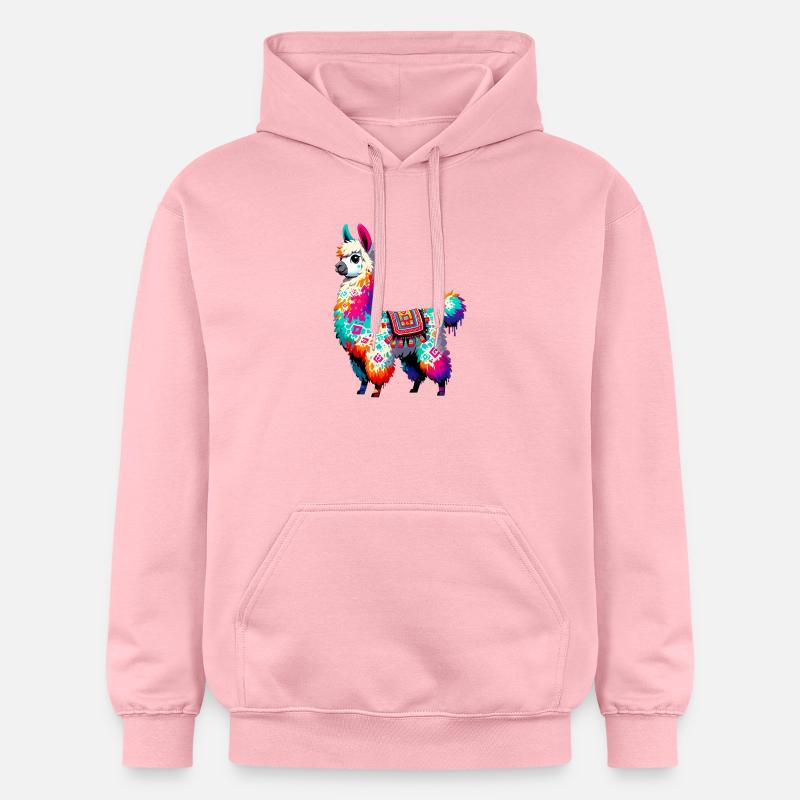 Alpaga - Sweat à capuche Softstyle® Gildan Unisexe - rose clair