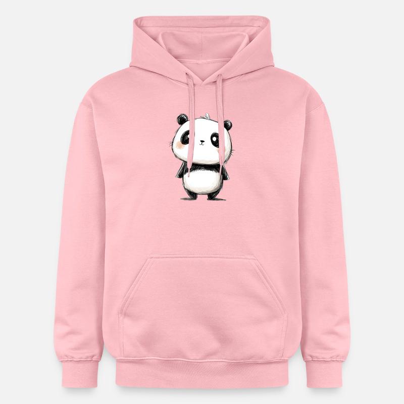 petit panda dessin - Sweat à capuche Softstyle® Gildan Unisexe - rose clair