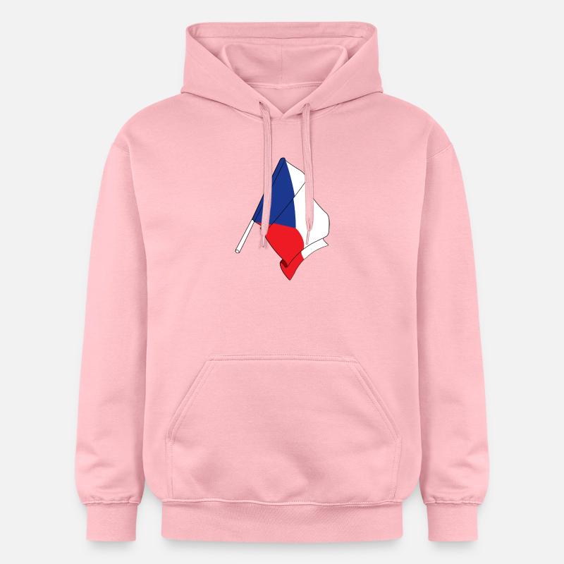 Drapeau de la République tchèque - Sweat à capuche Softstyle® Gildan Unisexe - rose clair