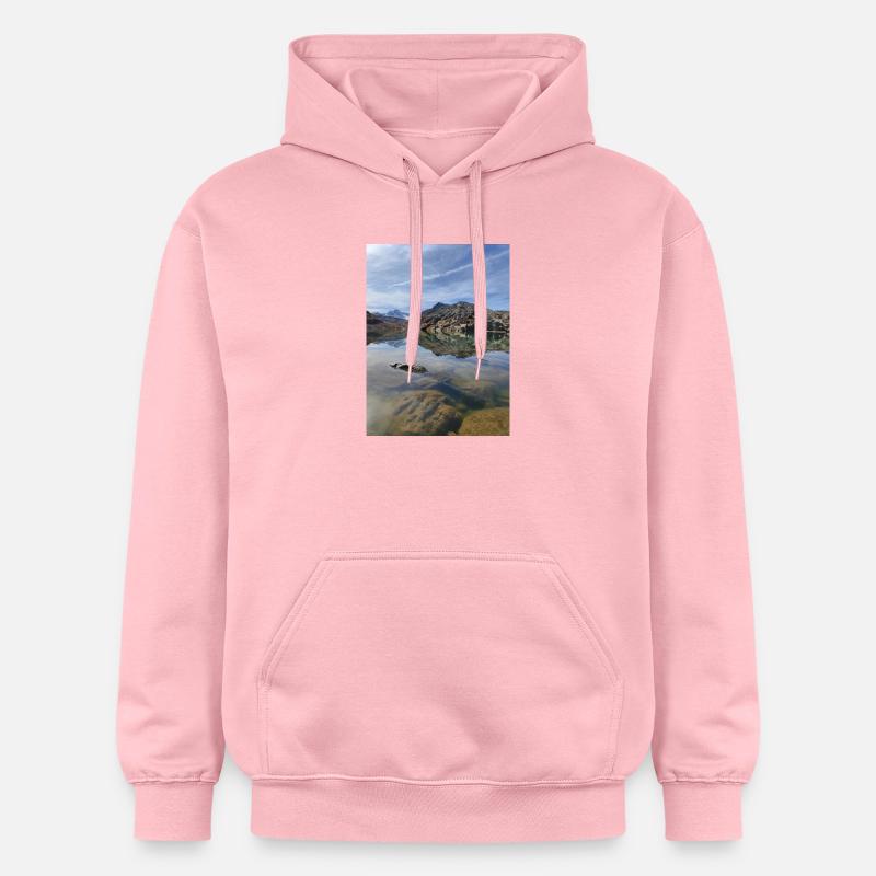 Lac Bramant - Sweat à capuche Softstyle® Gildan Unisexe - rose clair