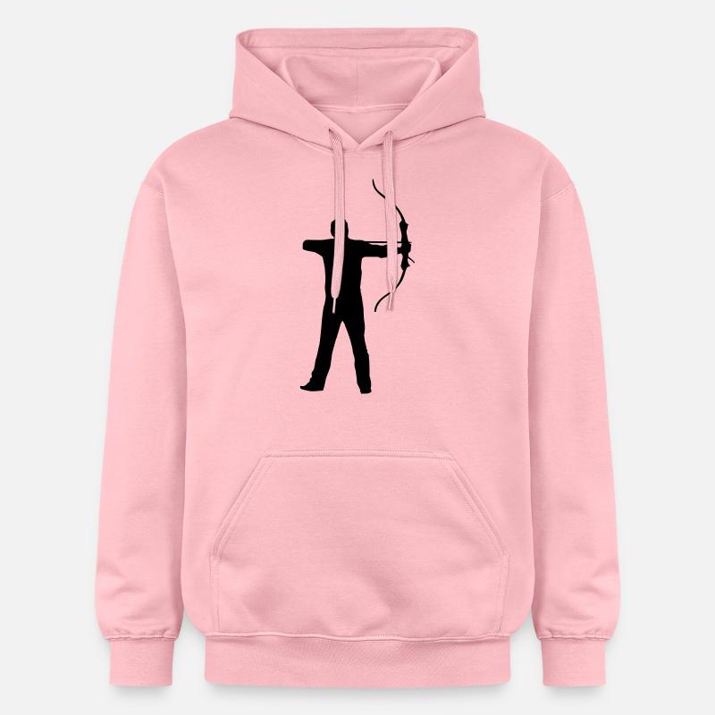 bogenschutze - Sweat à capuche Softstyle® Gildan Unisexe - rose clair