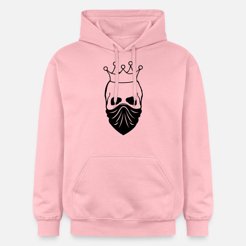 skull_bandit_king_01 - Sweat à capuche Softstyle® Gildan Unisexe - rose clair