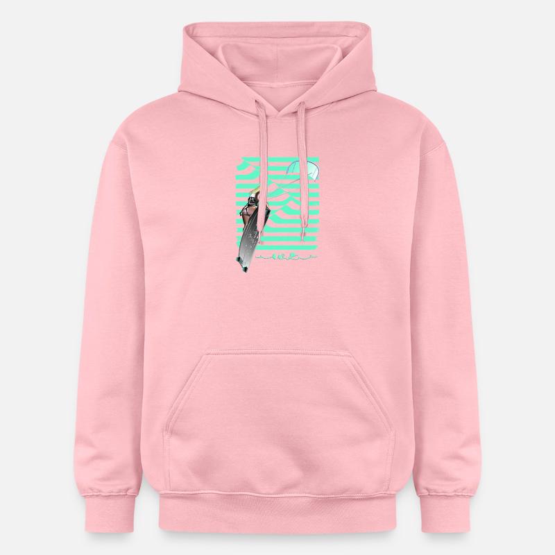 Planche à voile Diva Neonsee - Sweat à capuche Softstyle® Gildan Unisexe - rose clair