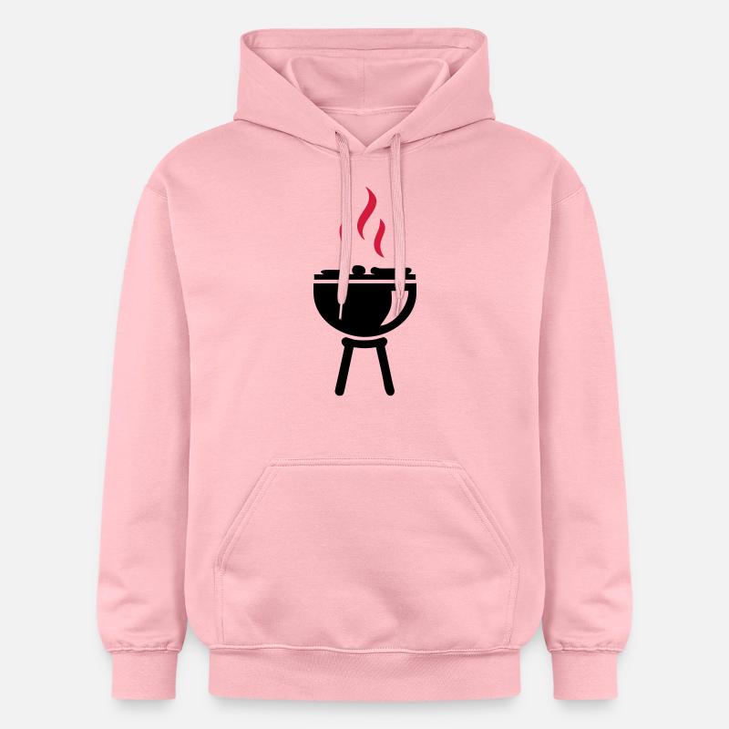 BBQ - Sweat à capuche Softstyle® Gildan Unisexe - rose clair