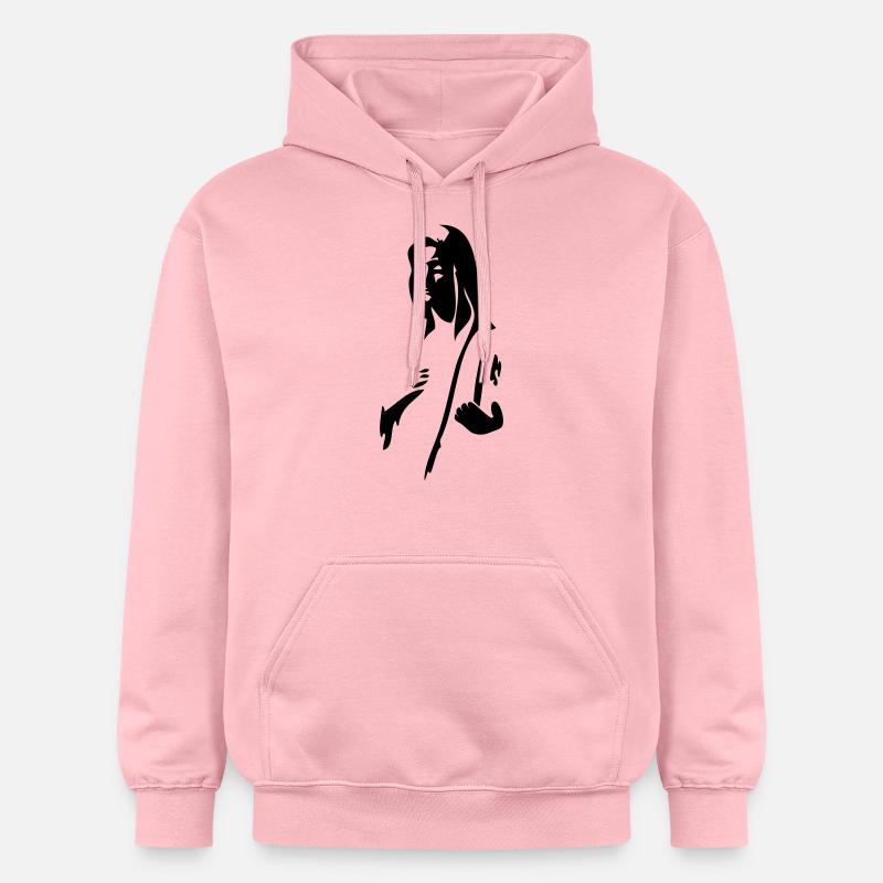 Vierge Marie - Sweat à capuche Softstyle® Gildan Unisexe - rose clair