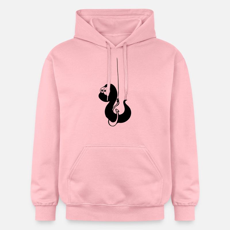 Asticot sur son hameçon - Sweat à capuche Softstyle® Gildan Unisexe - rose clair