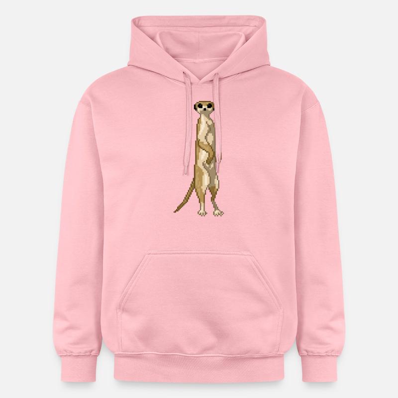 Suricate - Sweat à capuche Softstyle® Gildan Unisexe - rose clair