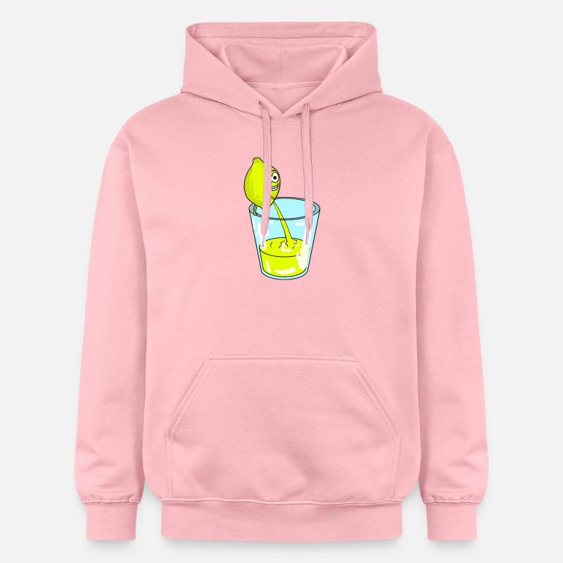 Citron - Sweat à capuche Softstyle® Gildan Unisexe - rose clair