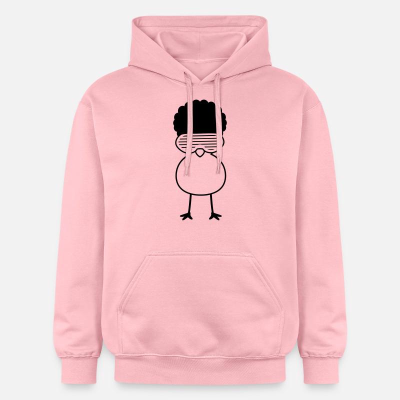 Funky Chick - Sweat à capuche Softstyle® Gildan Unisexe - rose clair