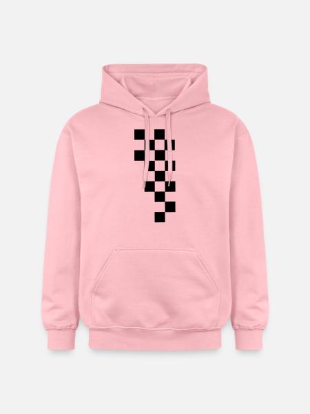 RACING FLAG - Gildan Unisex Softstyle® Midweight Hoodie - Hellrosa