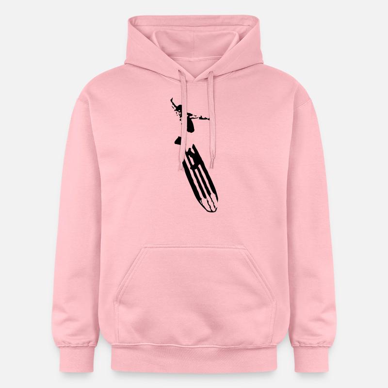 surfer - Sweat à capuche Softstyle® Gildan Unisexe - rose clair