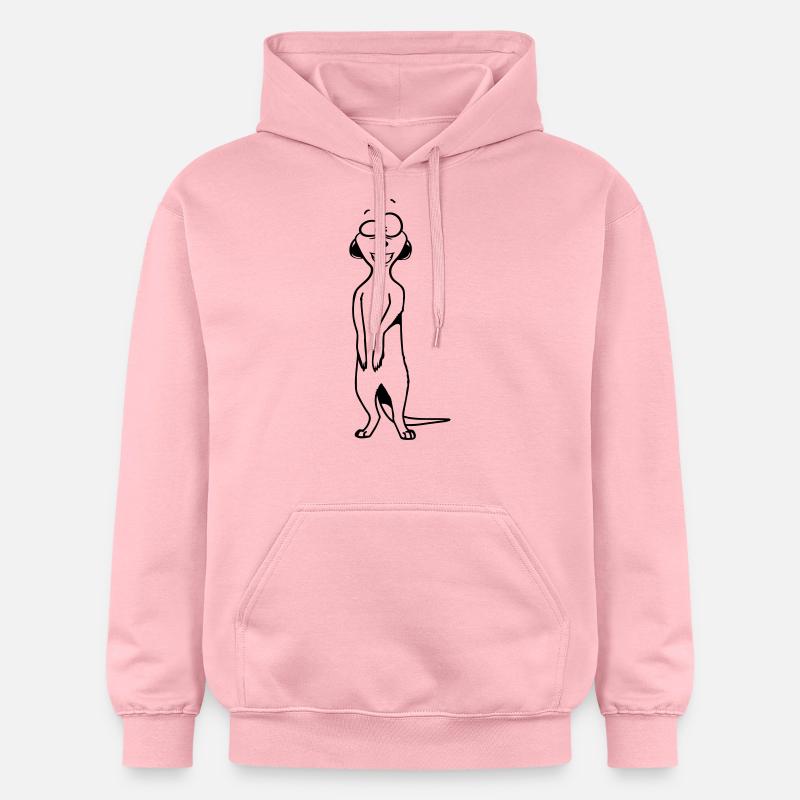 Suricates doux drôle - Sweat à capuche Softstyle® Gildan Unisexe - rose clair