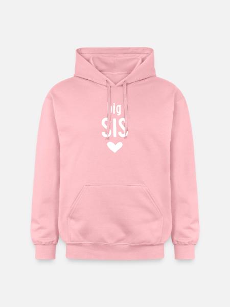 big sis - Gildan Unisex Softstyle® Midweight Hoodie - light pink