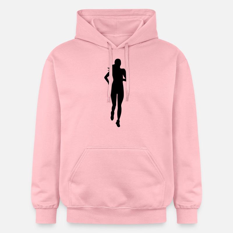 Laueferin frontale - Sweat à capuche Softstyle® Gildan Unisexe - rose clair