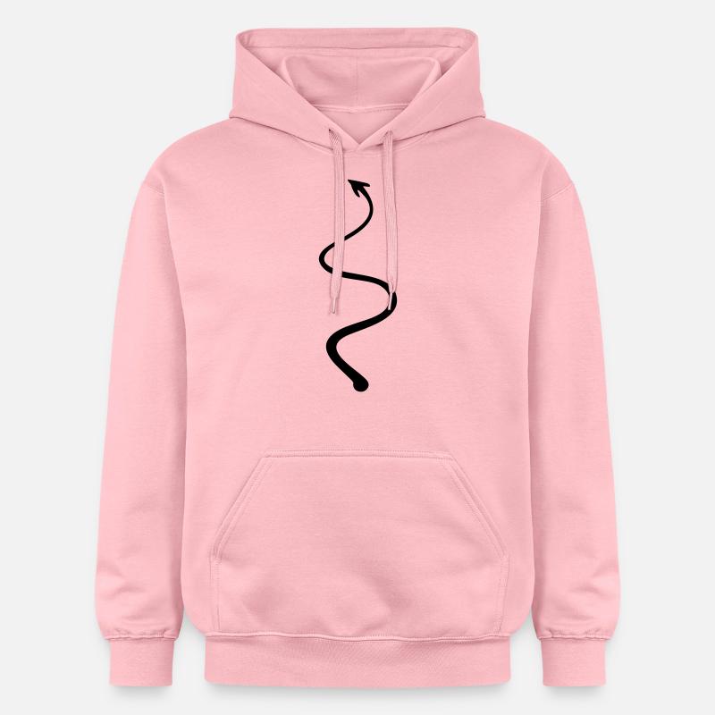 Teufelsschwanz - devil tail - Gildan Unisex Softstyle® Midweight Hoodie - Hellrosa