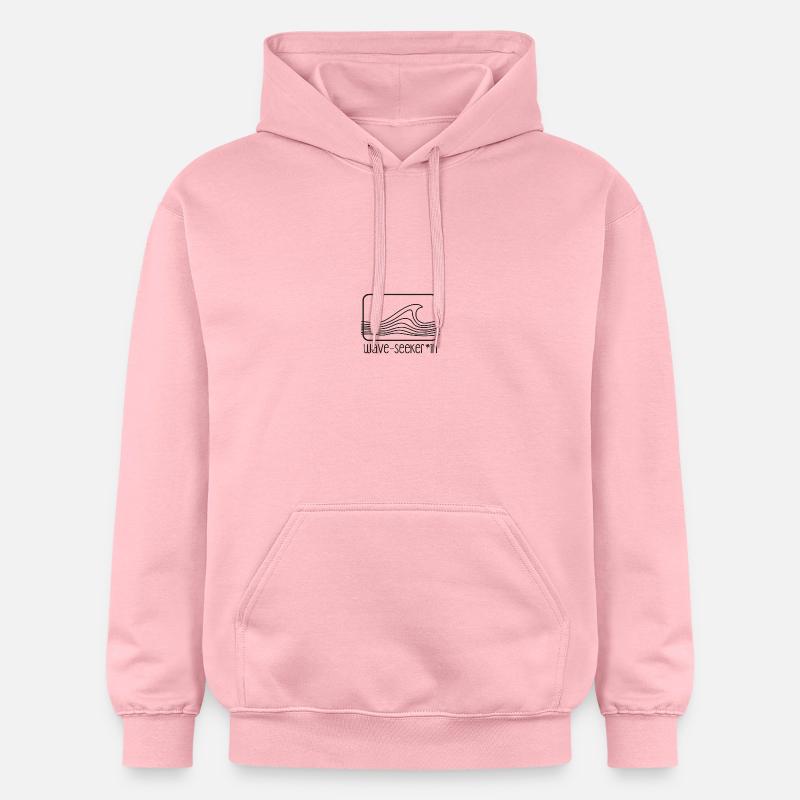 Mode de surf élégante - Sweat à capuche Softstyle® Gildan Unisexe - rose clair