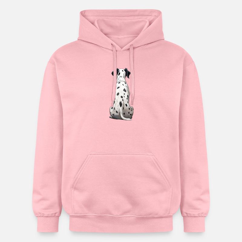 Dalmate - Sweat à capuche Softstyle® Gildan Unisexe - rose clair