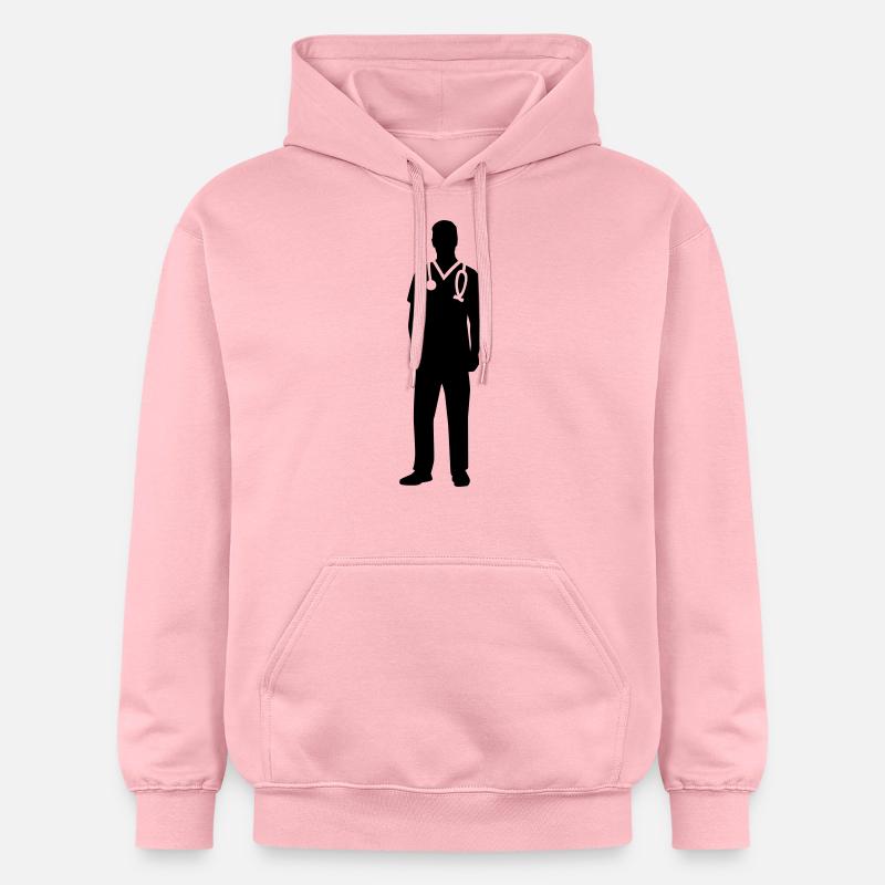 Infirmier - Sweat à capuche Softstyle® Gildan Unisexe - rose clair