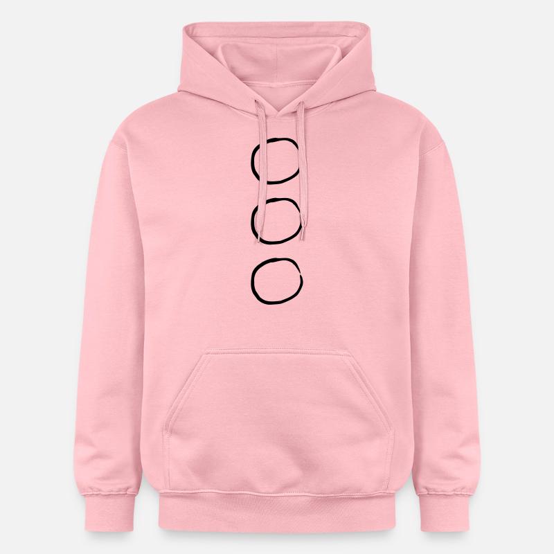 Choose Circles - Sweat à capuche Softstyle® Gildan Unisexe - rose clair