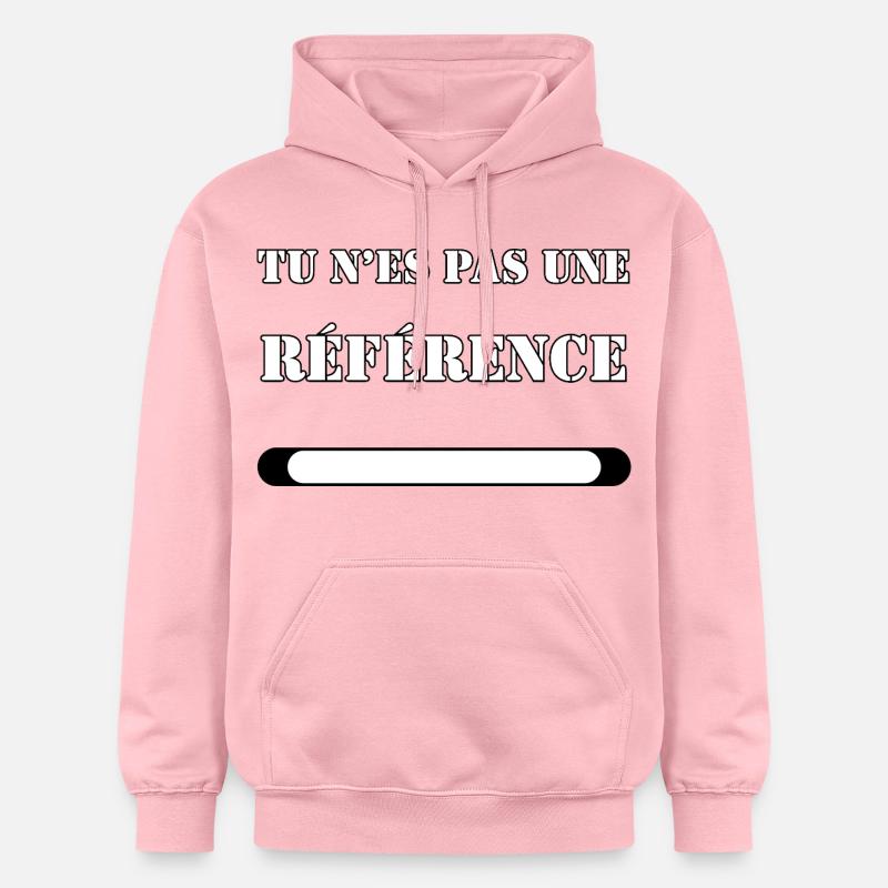TU N’ES PAS UNE RÉFÉRENCE. - Sweat à capuche Softstyle® Gildan Unisexe - rose clair