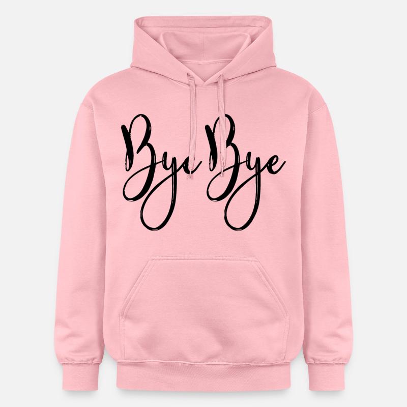 Bye bye - Sweat à capuche Softstyle® Gildan Unisexe - rose clair