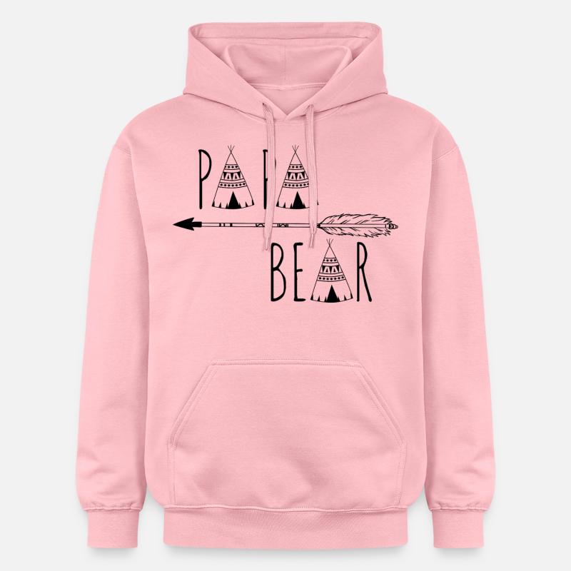 Daddy Bear - Gildan Unisex Softstyle® Midweight Hoodie - light pink