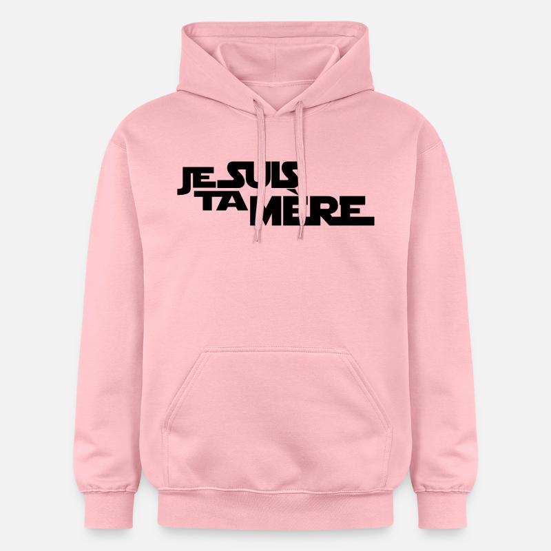 JE SUIS TA mère - Sweat à capuche Softstyle® Gildan Unisexe - rose clair