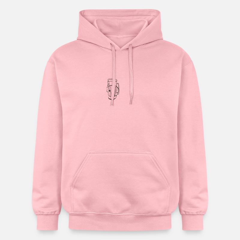 sac à dos - Sweat à capuche Softstyle® Gildan Unisexe - rose clair